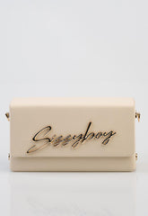 Sissyboy Pauline Crossbody Bag In Ecru