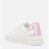 Guess Womens Elbina 6 Sneakers In White/Pink