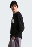 The North Face Half Dome Regular Ls Tee Black
