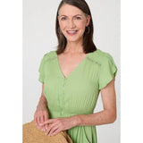 Stella Morgan Ladies Dress In Lime