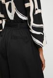 Izabel London High Waisted Wide Leg Pant In Black