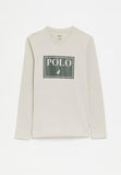Polo 0055424 Boys Carter Printed Ls Tee Putty