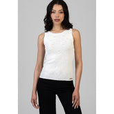 Sissy Boy Cut Me Loose Knit Top In Off White