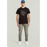 G-Star Raw Mens Black Hd Print R T-Shirt