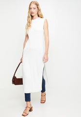 Polo Womens Hannah Knitted Dress In Off White