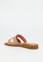 Butterfly Feet Ladies Jacey 1 Rose Gold Sandals