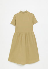 Polo 0055046 Girls Gabriella Ss Golfer Dress Stone