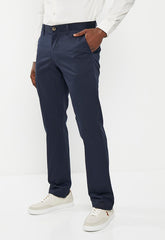 Polo Mens Milan Straight Leg Chino In Navy