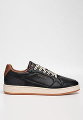 Replay Mens Smash Choice 3 Shoes In Black Cuoio