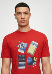 Ben Sherman Match Box Mens T-Shirt In Red