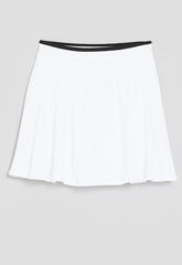 Polo Girls Charlotte Tennis Skort In White