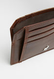 Polo Mens Etosha CC Wallet With Top Pocket In Brown