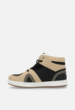Polo Boys Colour Block High Top Sneaker In Black