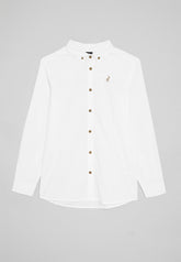Polo Boys Nicholas Long Sleeve Shirt In White