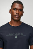 Pringle Mens Gerald Embroidery T-shirt In Navy