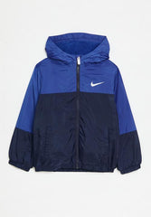 Nike Kids Fleece Lined Woven Jacket Midnight