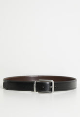 Polo Mens Theo Reversible Belt In Black Brown