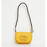 Guess Calebra Convertible Crossbody Flap Bag In Marigold