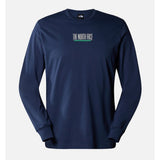The North Face Mens TNF Est 1966 Long Sleeve T-Shirt In Navy