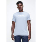 Guess Mens Embroideredhirt In Blue
