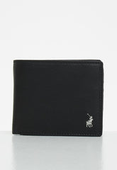 Polo Nappa Small Multicard Coin Wallet In Black