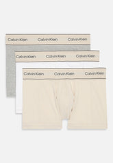 Calvin Klein Mens 3 Pack Trunks Set In Multi