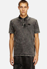 Diesel Mens T-Rejust-Nc-Den Polo Shirt 9Xx Black