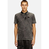 Diesel Mens T-Rejust-Nc-Den Polo Shirt 9Xx Black