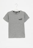 Puma 67406901 Kids Ess Small Logo Tee Grey