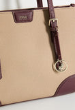 Polo Womens Cabana Book Tote In Beige