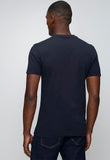 Polo Mens Square Pony Printed T-shirt In Navy