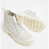 Palladium Womens Pallabase Twill Shoes In Moonstruck