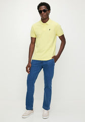 Polo 0049558 Mens Ss Pique Golfer Yellow