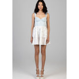 Sissy Boy Ladies Catherine Mini Denim Dress In Light Vintage
