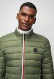 Polo Mens Quilted Puffer Jacket In Fatigue
