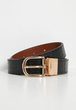 Polo Womens Gabriella Belt In Black/Tan
