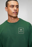 Rvca Mens All The Ways Crew Grass Green