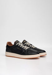 Replay Mens Smash Choice 3 Shoes In Black Cuoio