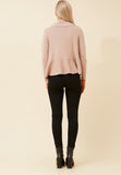 Stella Morgan Long Sleeve Waterfall Cardigan Sweater In Clay