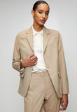 Polo Womens Tatum Suit Blazer In Stone