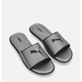 Puma Mens Sporty Embossed V3 ZADP Sandals In Aged Silver/Silver