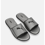 Puma Mens Sporty Embossed V3 ZADP Sandals In Aged Silver/Silver