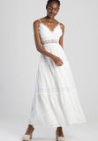 Sissy Boy Tiered Lace Maxi Dress Adore You In Off White