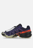 Salomon Mens Speedcross 6 Shoes Maritime Blue/Black/Cherry Tomato