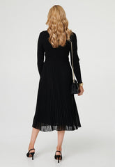 Izabel London Womens Combination Maxi Dress In Black
