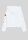 Levis Girls Hibiscus Hoodie In White