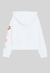 Levis Girls Hibiscus Hoodie In White