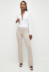 Sissy Boy Womens Tony Trouser In Stone