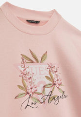 Gues J4Bk22Kckf2 Kids Ls Active Dress Pink