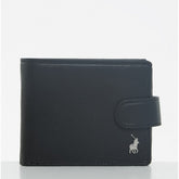 Polo Nappa Tab Wallet In Black